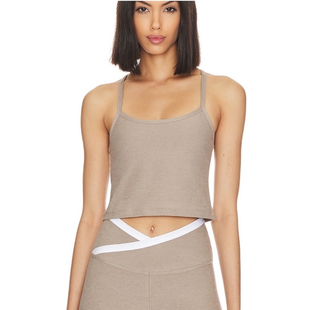 Beyond yoga racer back cropped tank - extra large